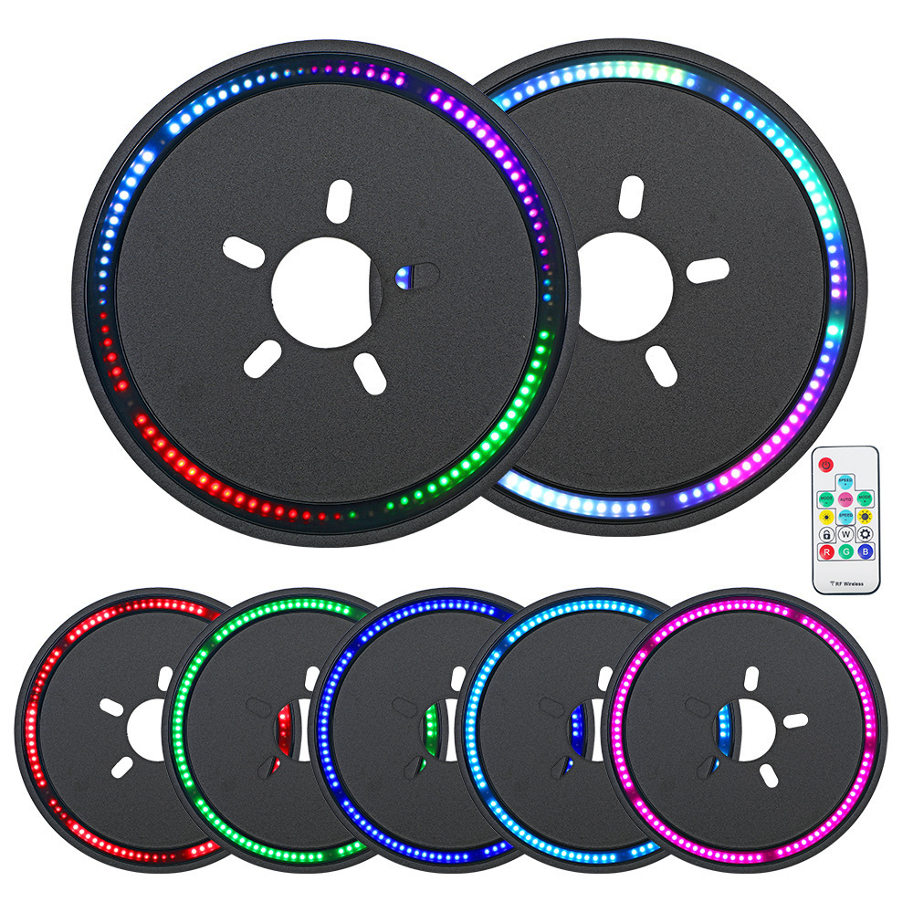 Remote Control Rgb 3Rd Rear Led Wheel Light More Than 200 Colors Spare Tire Brake Rgb Rear Wheel Light For Jeep Wrangler Jk