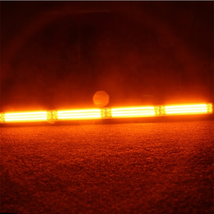 Auto Amber COB LED Strobe Lights for Vehicles DRL Led Flashing Strobe Auto Styling Truck led warning emergency light bar