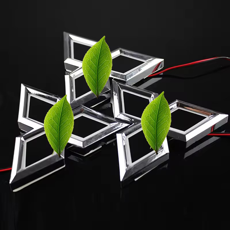 DC 12V Led Car Luminous Logo 3D 4D 5D Front Grille Badge Emblems used for Mitsubishi