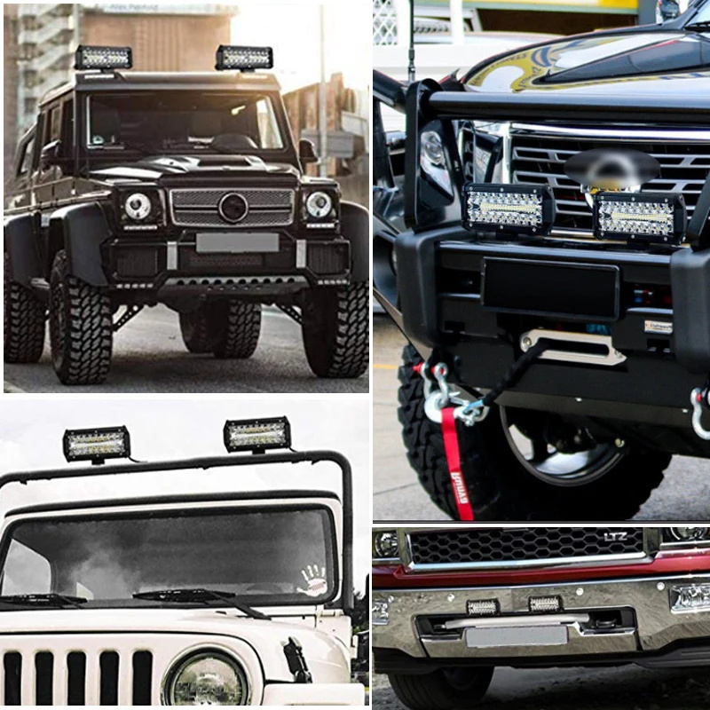 7Inch Driving Car Work Light Daytime Running Lights Truck Led Bar Utv Syv Off Road Vehicle 4X4 Offroad Led Light Bars