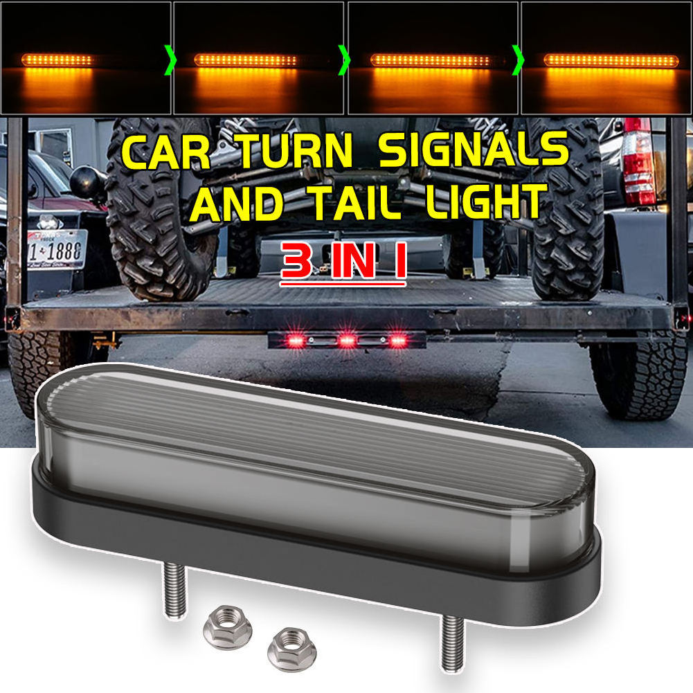 3 in 1 Car Trailer Marker Indicator Light Led Turn Signal Taillights Brakes Lamp Truck Lighting System LED Side Marker Light