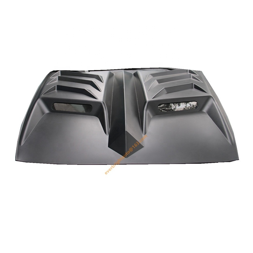 Bonnet Scoop Hood Scoop Matte Black Injection modeling Bonnet Scoop for Cannon Ute 2020 2021 2022