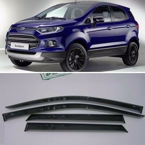 For Ford EcoSport 2014- 18 Window Visors Side Sun Rain Guard Vent Deflectors