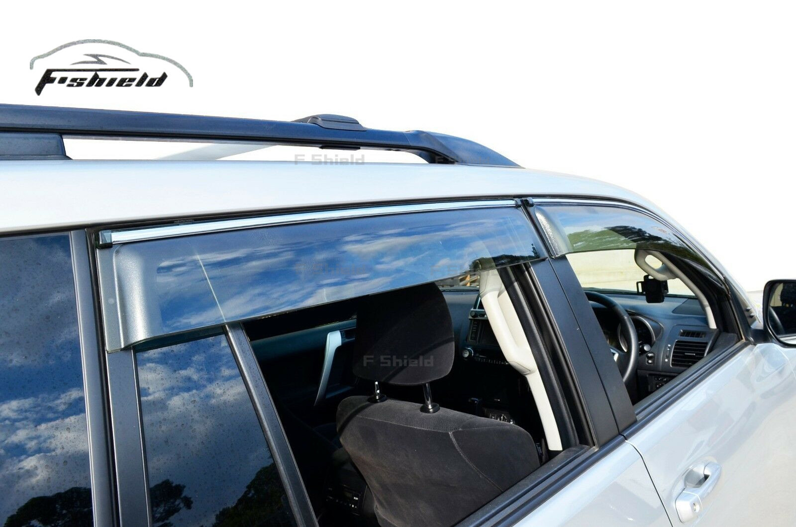 BIG SIZE WINDOW VISOR  CAR DOOR VISOR FOR TOYOT LAND CRUISER  PRADO 150 (2009-2013)  LC150