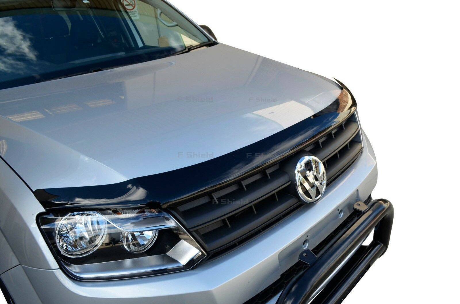 Amarok Wind Deflectors  Rain Guards  Window Visor & Bonnet Protector Combo Amarok 09-18 Accessories