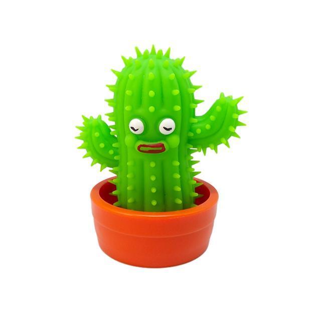 Stretch Cute Children Decompression Fidget Tpr Cactus Squishy Squeeze Toy With Sand Filled