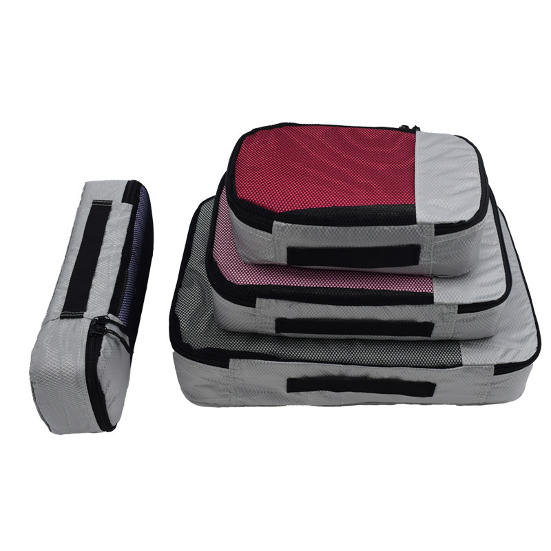 Evercredit hot sale 2024 4pcs Set Travel Luggage Organizer Packing Wholesale Price Packing Cubes Set For Travel Packing Cube Set