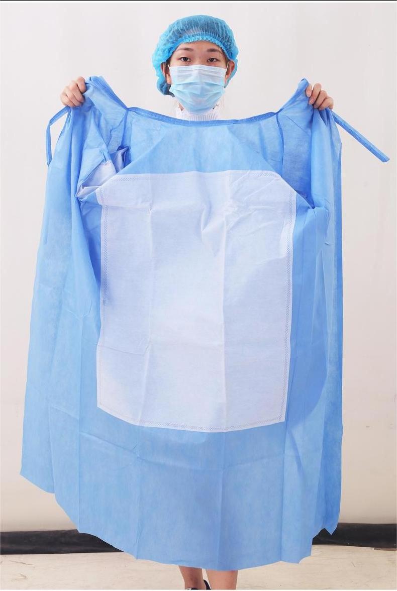 Medical consumables sterile non woven medical disposable surgical gown