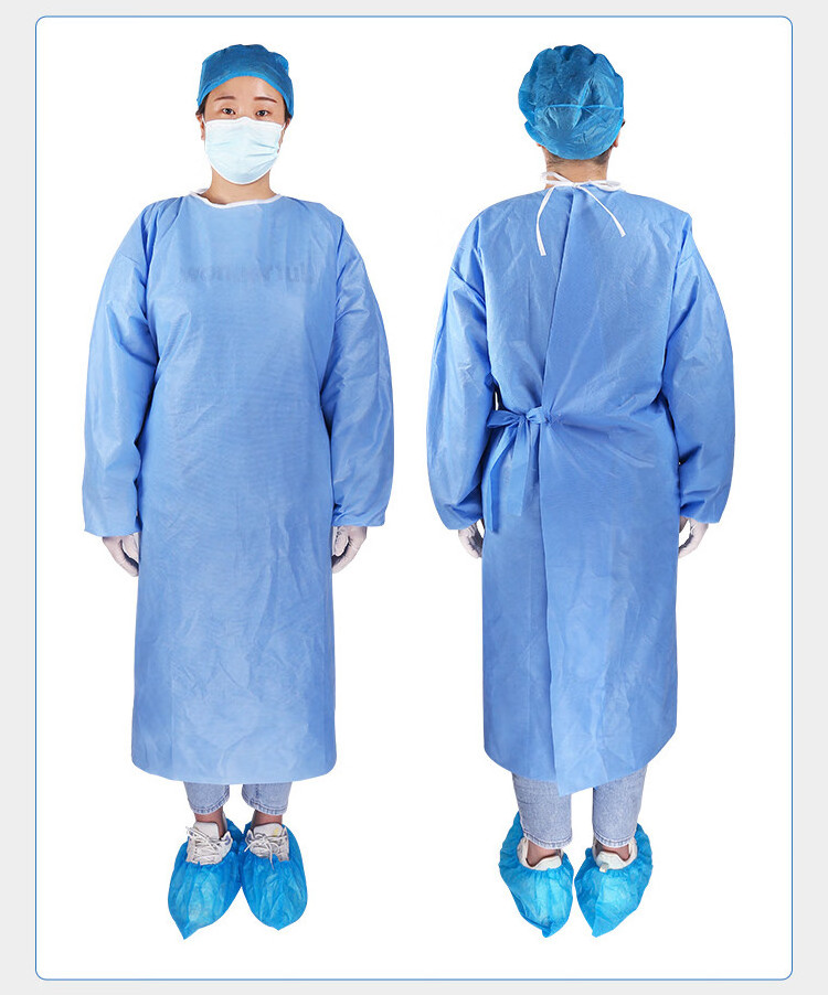 Medical consumables sterile non woven medical disposable surgical gown