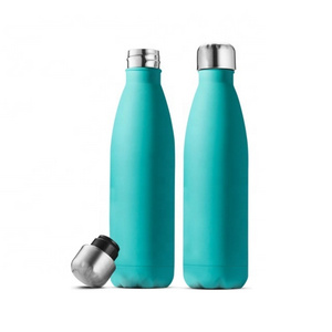 Triple Insulated Stainless Steel Water Bottle 17 oz Stylish Insulated and Cool 100% Leak and Sweat Proof Bottle Turquoise