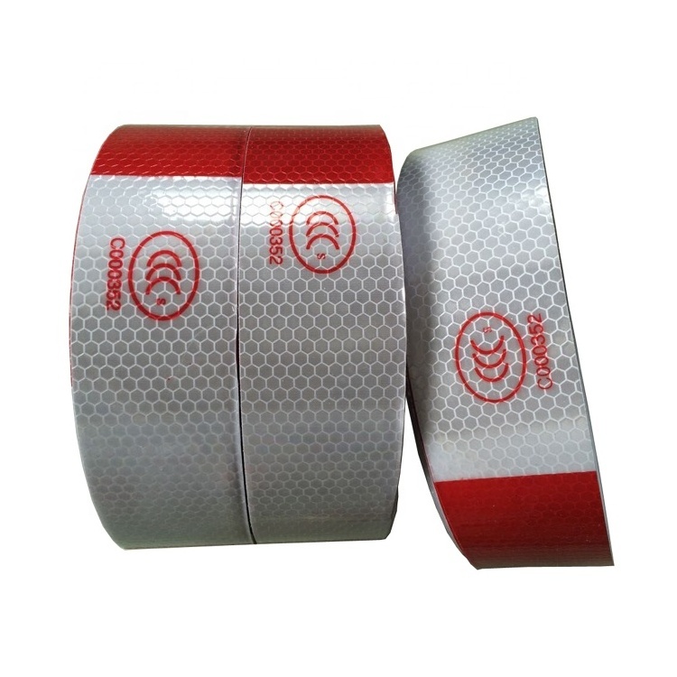 PVC Material Honeycomb Reflective Safety Tape for Trailers