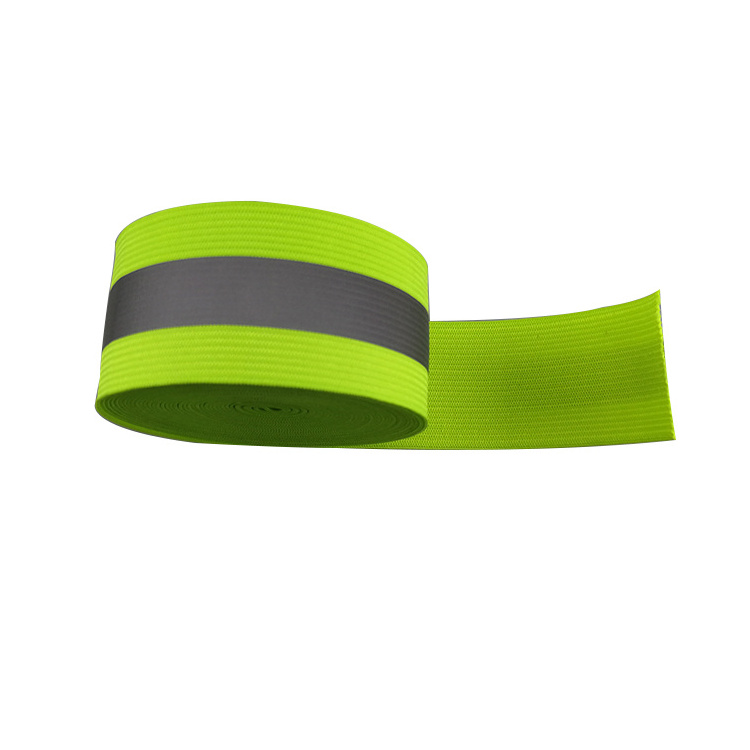 Elastic Reflective Webbing Strap for Safety