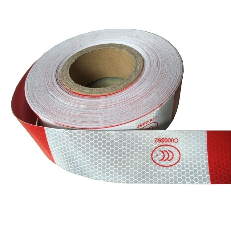 PVC Material Honeycomb Reflective Safety Tape for Trailers