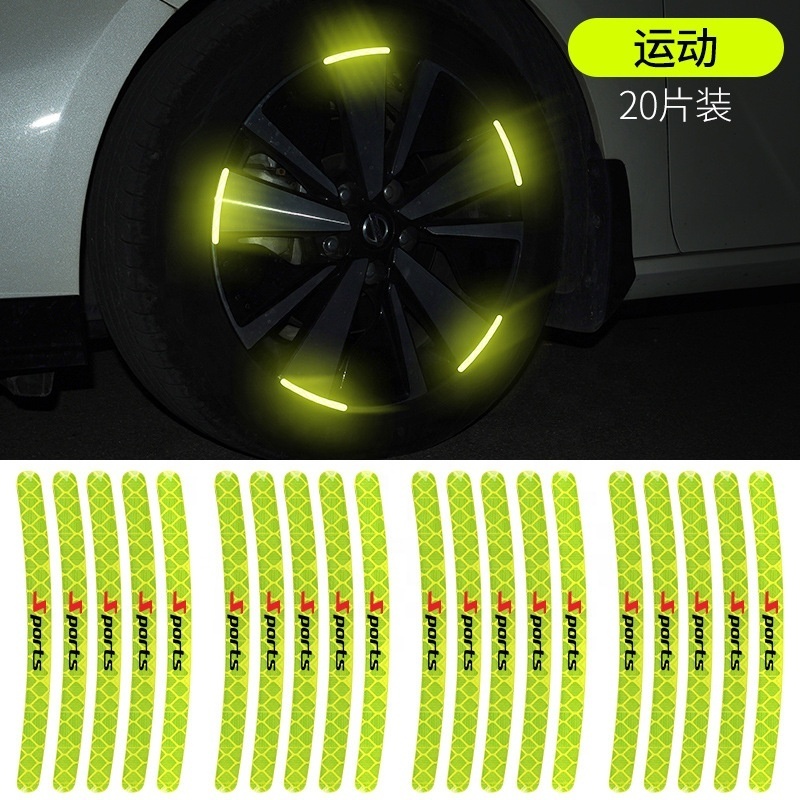 Custom Reflective Rim Tape for Cars Wheels