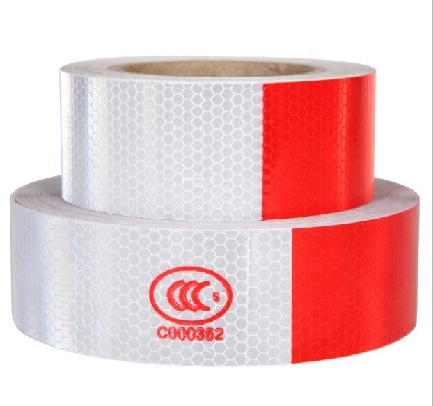 PVC Material Honeycomb Reflective Safety Tape for Trailers