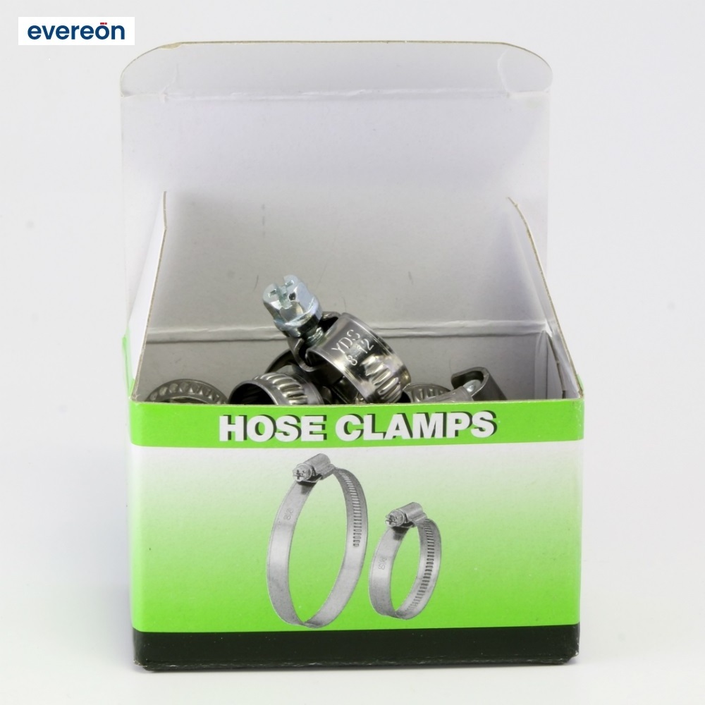 German type stainless steel hose clamps