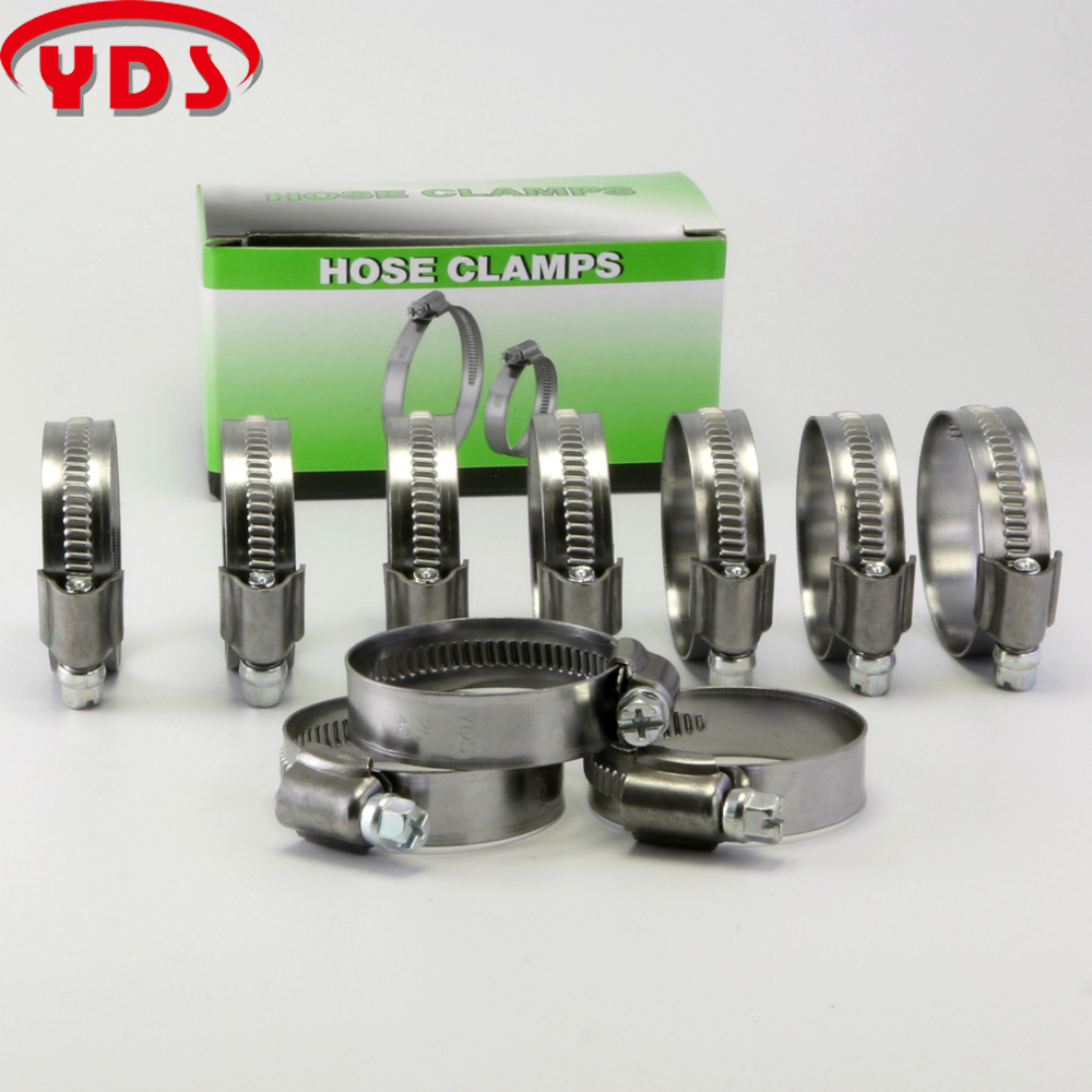 W2 adjustable german type stainless steel hose clamps