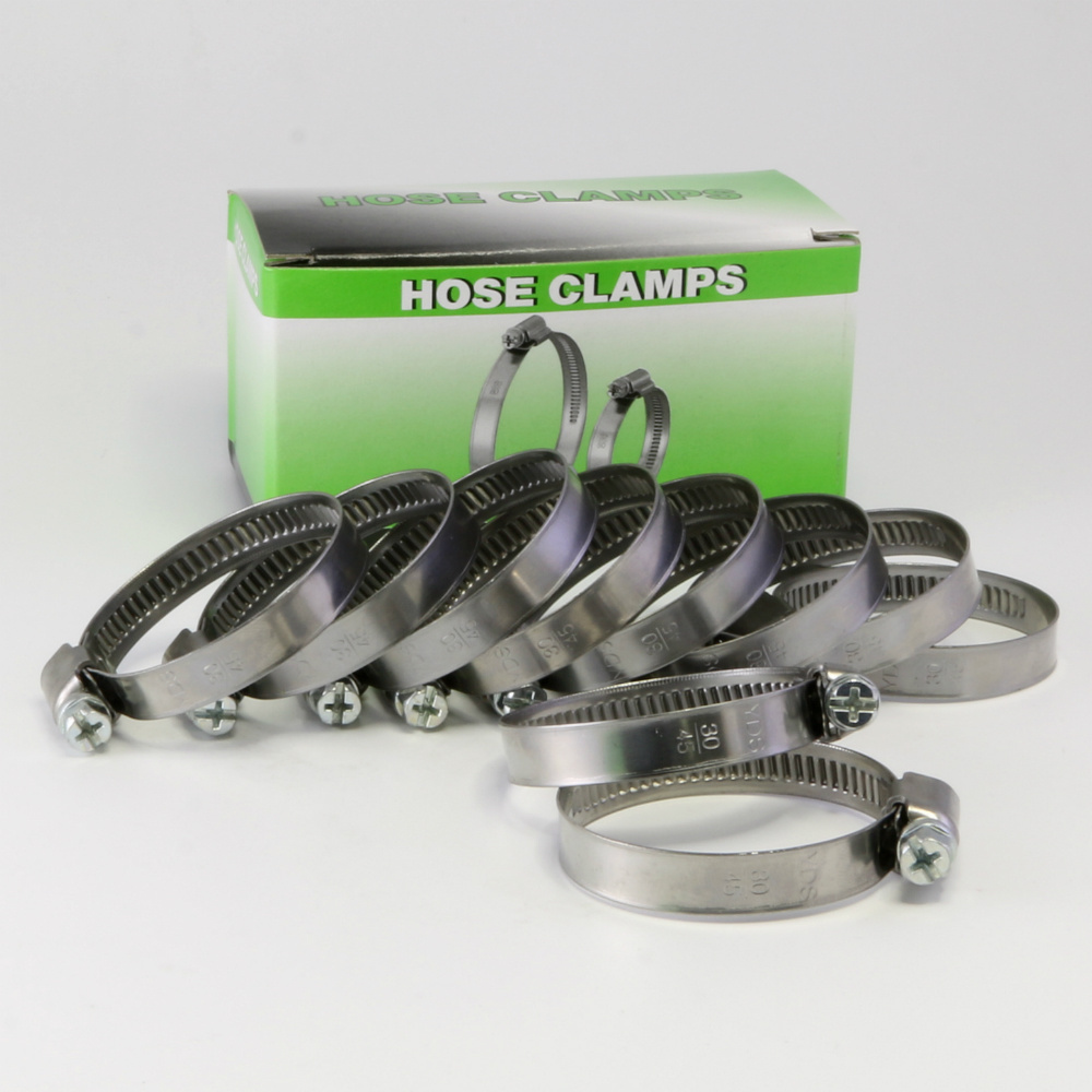 Customized Stainless Steel Embossed Type Hose Clamp 430 Stainless Steel Worm Gear Hose Clamps British Hose Clamp