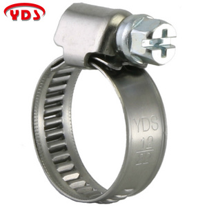 W2 adjustable german type stainless steel hose clamps