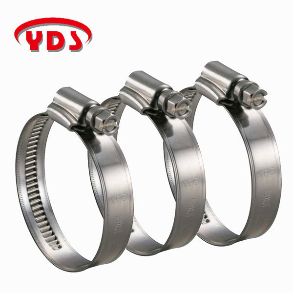 W2 adjustable german type stainless steel hose clamps