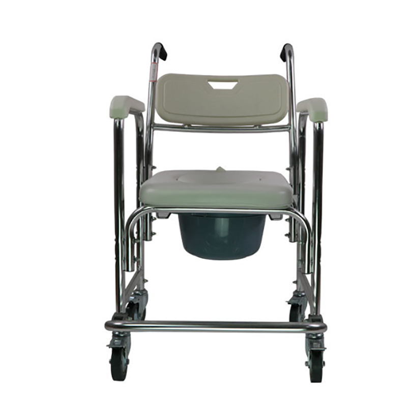 Medical Care Commode Wheelchair Toilet Seat Wheel Chair Commode chair for elderly