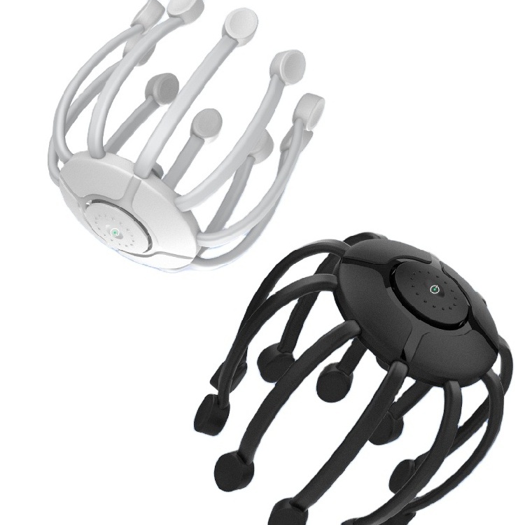 Experience Deep Relaxation with the Octopus Handheld Head Massager Vibrating Electric Scalp Massager