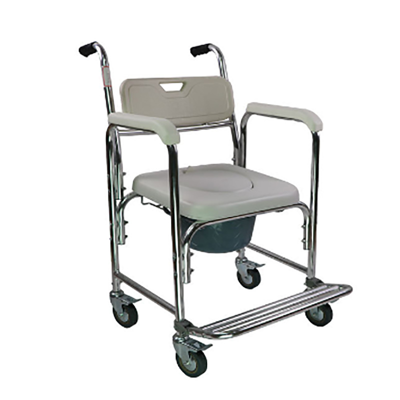 Medical Care Commode Wheelchair Toilet Seat Wheel Chair Commode chair for elderly