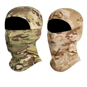 Wholesale camo Balaclava windproof Breathable quick drying waterproof for Motorcycle Riding Skiing Custom Print