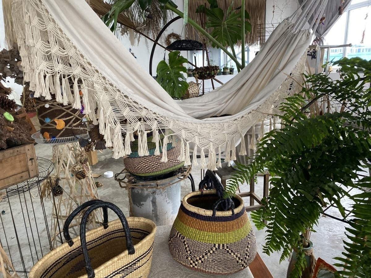 Polar Everest Hammock Hanging Swing Double Boho Brazilian Macrame Fringe Portable Hammock for Indoor Outdoor Yard Garden Bedroom