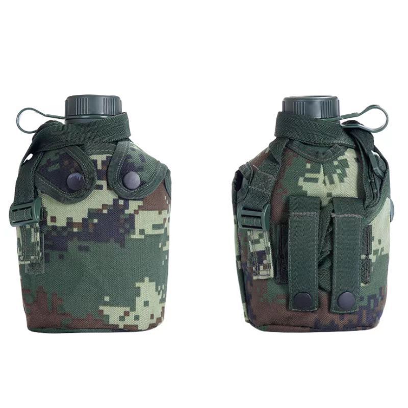 Outdoor equipment wholesale camo kettle 1L sports training portable for Outdoor wholesale camo kettle large capacity