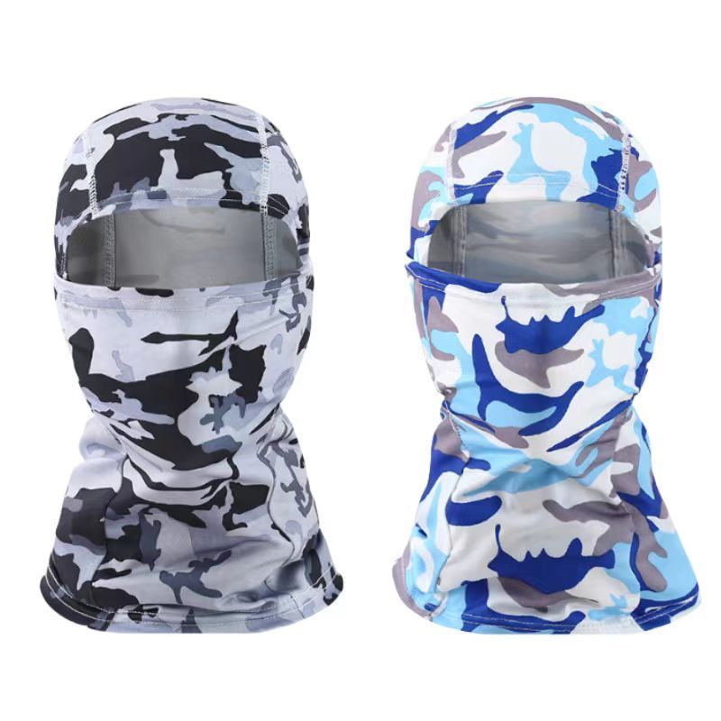 Wholesale camo Balaclava windproof Breathable quick drying waterproof for Motorcycle Riding Skiing Custom Print