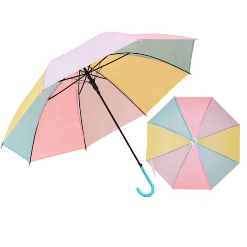 Camping equipment accessories rain kids children umbrella waterproof disposable umbrella for watermelon rainbow