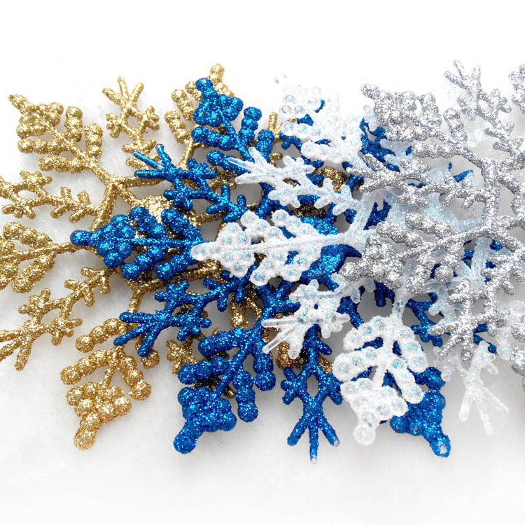 New Plastic Snowflake Frozen Birthday Party Ornaments Christmas Decorations for Home Snow Winter Party Decorations