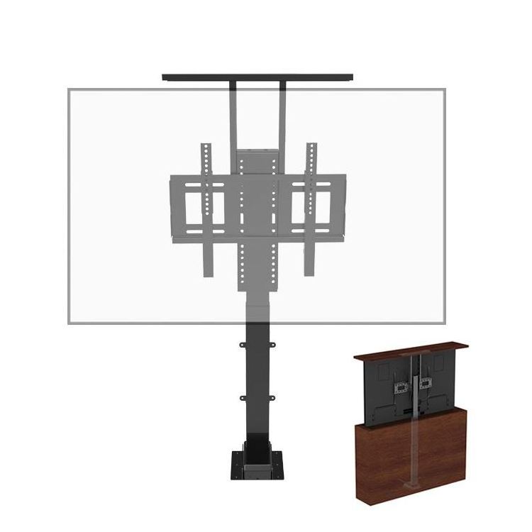 Conference system meeting room Height Adjustable Electric Wireless Control Drop Down TV Stand Electric TV Lift For bed room