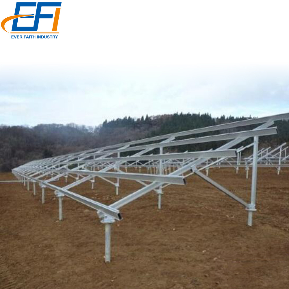 Solar Panel Stand Metal Solar Mount PV Ground Racking Stand For Solar Panel