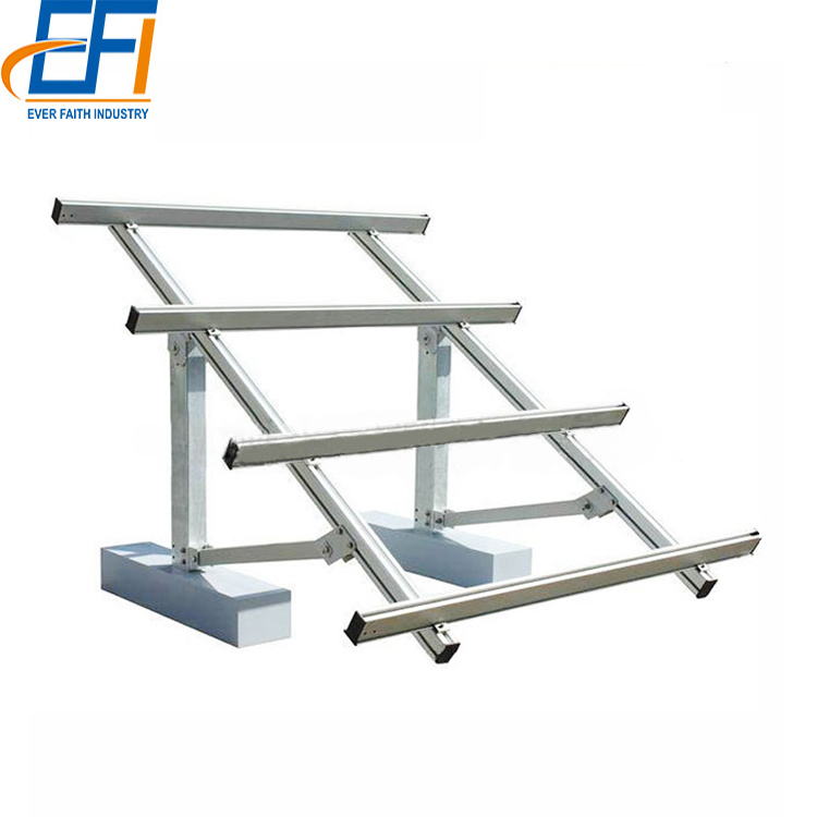 Solar Galvanized Steel Mounting System Solar Panel Ballasted Ground Mounting Adjustable Steel Angle Bracket For Solar Panel