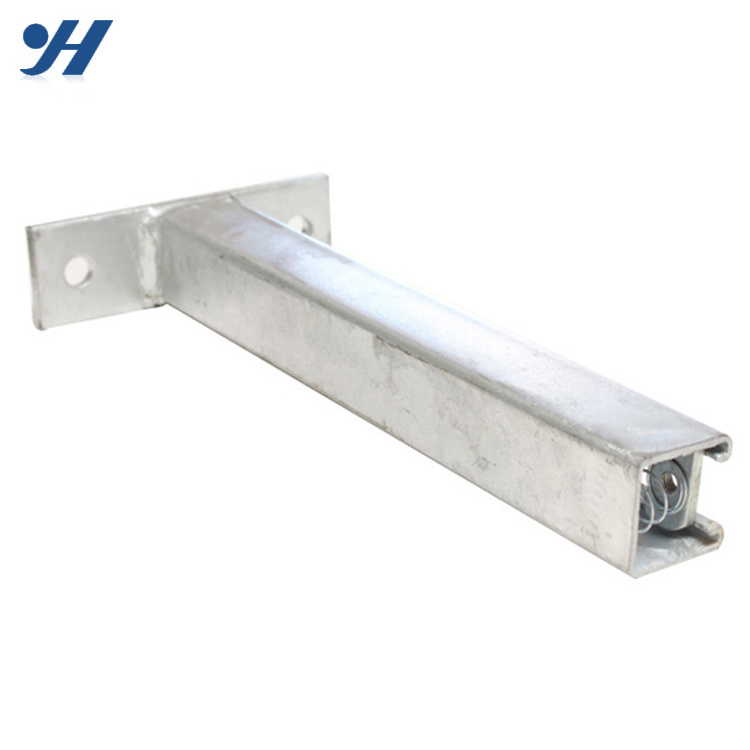 Steel Galvanized C Shaped Unistrut Bracket Cantilever Heavy duty Wall Brackets