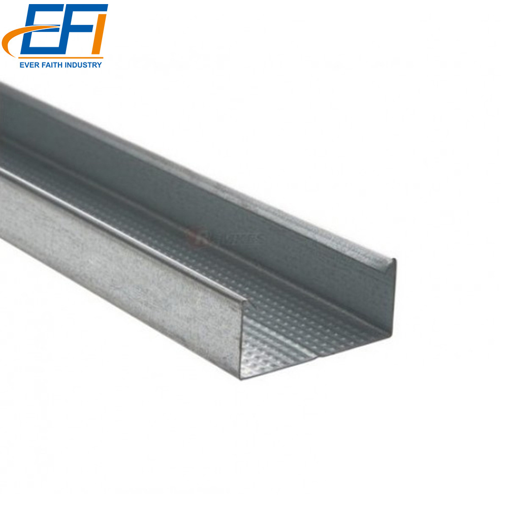 Galvanized Metal Furring C Studs Steel Drywall Partition Channels Drywall Ceiling Channel