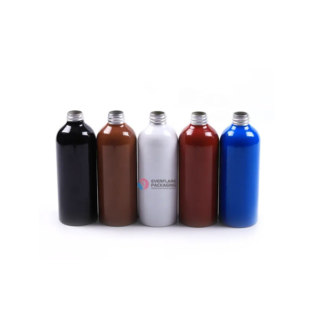 Custom wholesale 125ml eco frirndly aluminum cheap new black cosmetic empty beer olive oil bottles