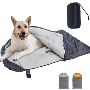 Outdoor travel camping waterproof pet bed washable outdoor dog bed dog sleeping bag