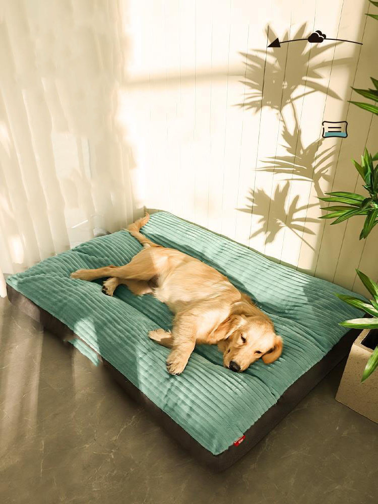 Pet Dog Furniture Supplies Accessories Removable Washable Dog Beds For Large Dog Sofa Mat Autumn Winter Soft Pet Sleeping Bed