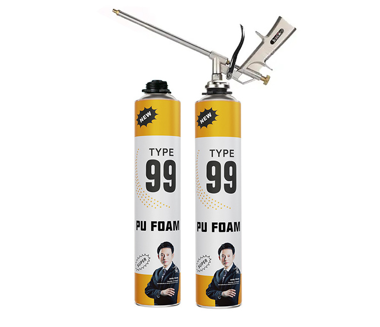 Evergain PU foam Waterproof polyurethane expanding foam for sealing cracks and gaps in wood concrete stone constructional use