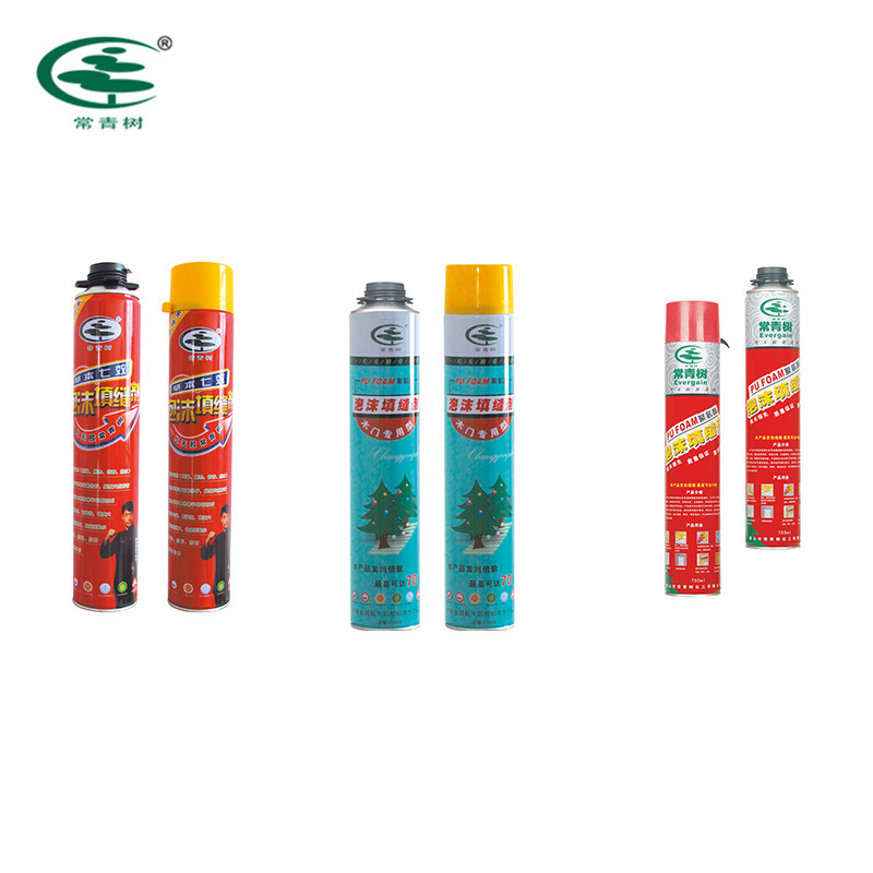 Evergain PU foam Waterproof polyurethane expanding foam for sealing cracks and gaps in wood concrete stone constructional use