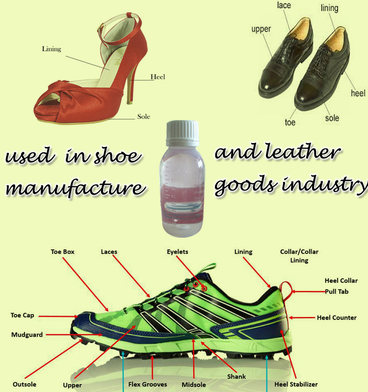 Glue for shoes PU adhesive solvent based, polyurethane adhesive pu glue for shoe outsole rubber shoe glue