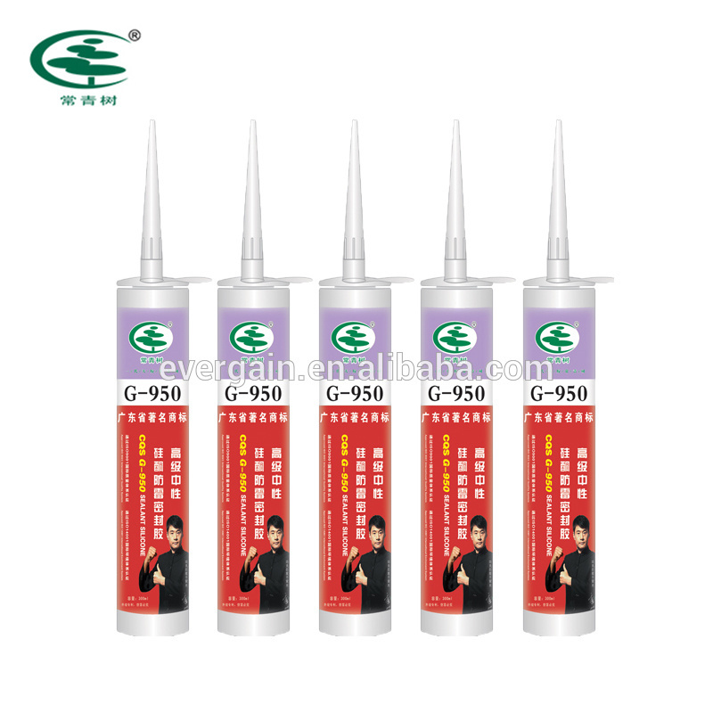 Acetic Cartridge black silicone sealant for fishbowl and aquarium