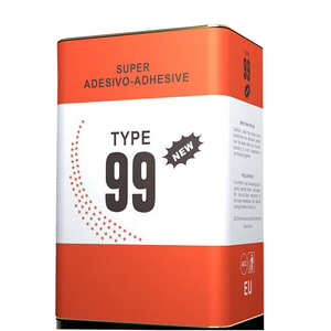 Type 99 5L 1L glue 99 gum best quality General Purpose Contact Adhesive For leather rubber carpet adhesion glue