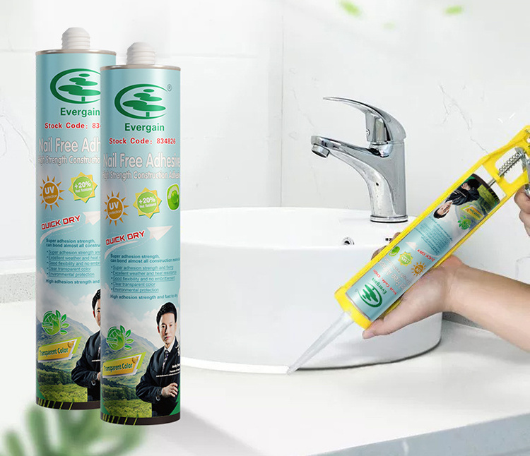 Evergain High Strength excellent weather resistance nail free construction glue