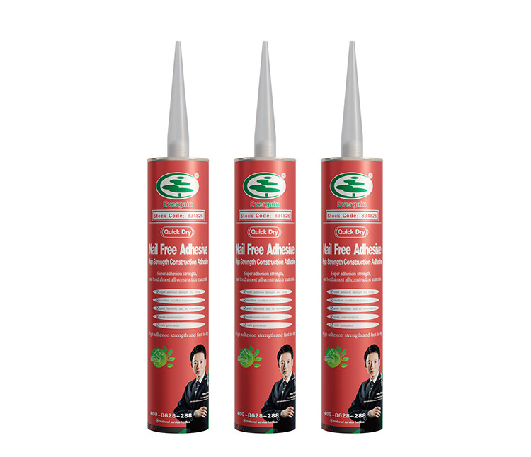 Evergain High Strength excellent weather resistance nail free construction glue