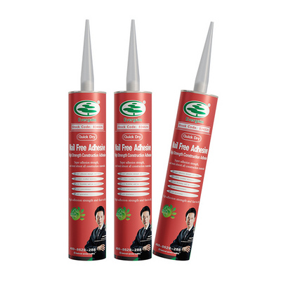 high temperature good adhesion no more nails ,and nail free adhesive ,300ml construction adhesive .