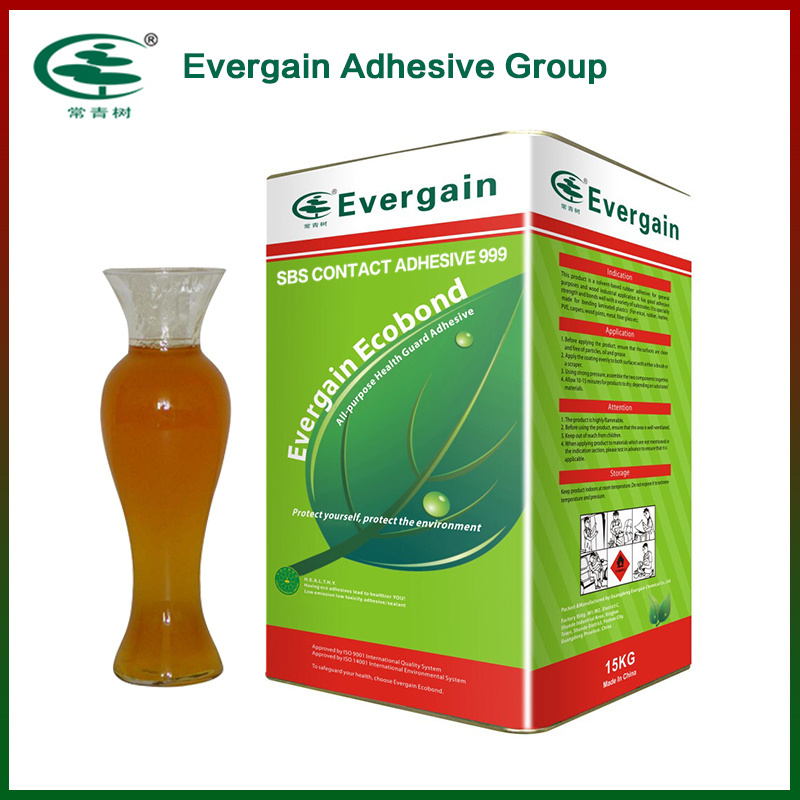 Evergain SBS Volatile Solvent Based Contact Adhesive Glue 999